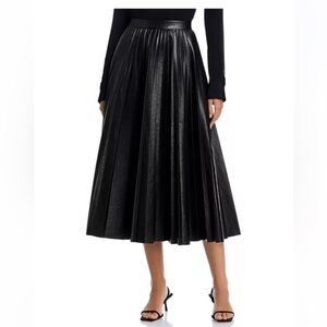 A.L.C. Etta Faux Leather Skirt